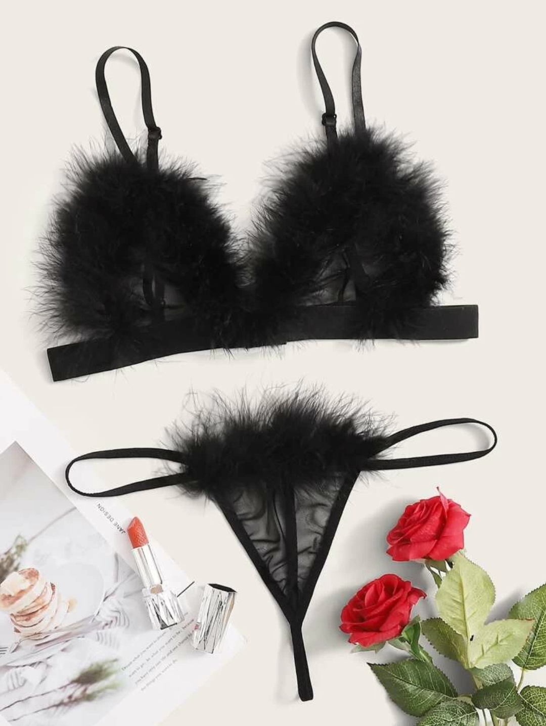 Mesh Lingerie Set