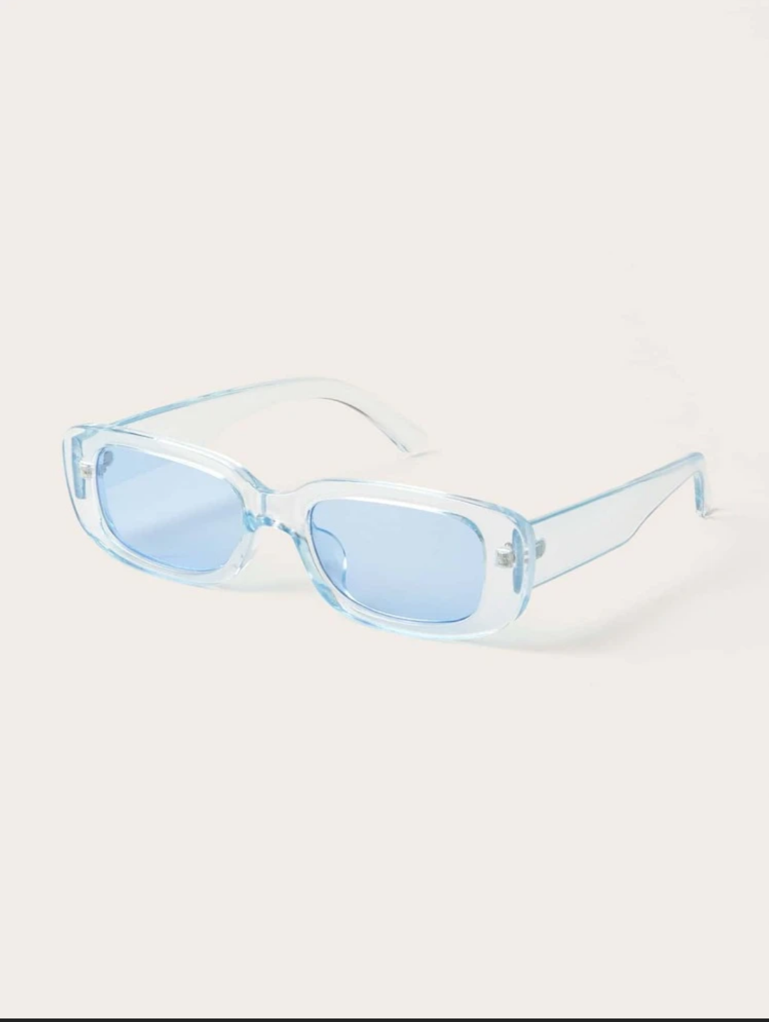 Clear Acrylic Frame Sunglasses