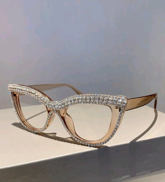 Rhinestone "CatEye" Sunglasses