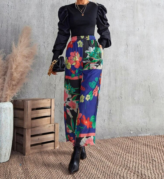 Floral Print Pants